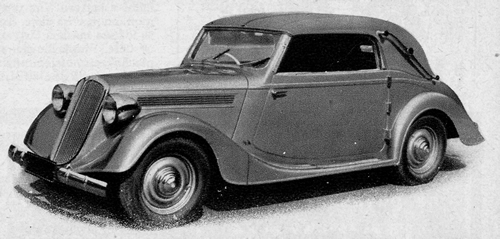 Tatra 75 kabriolet Bohemia 1937