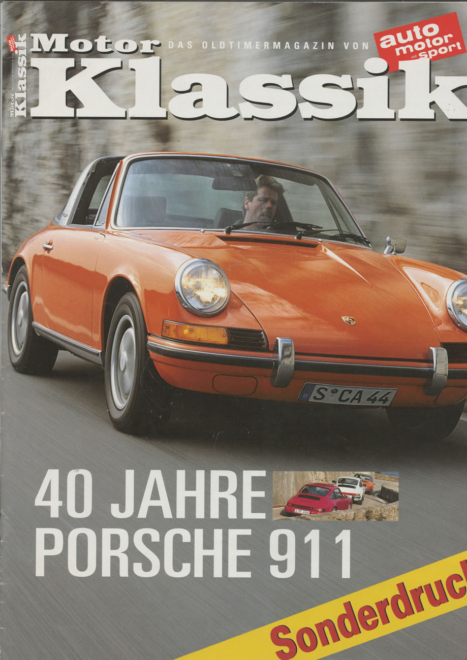 PO 207 Motor Klassik 40 jahre Porsche