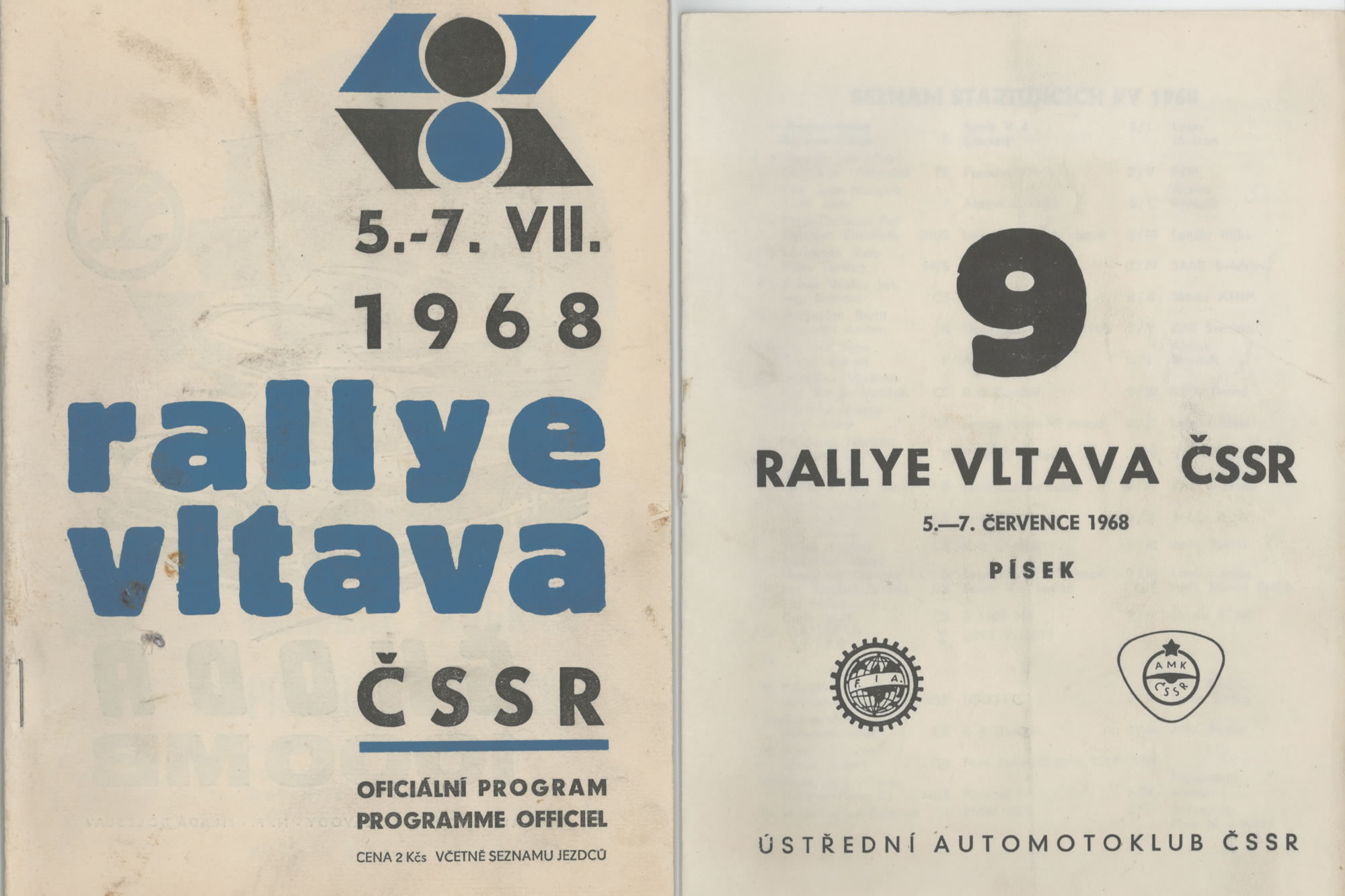 Rallye Vltava 1968