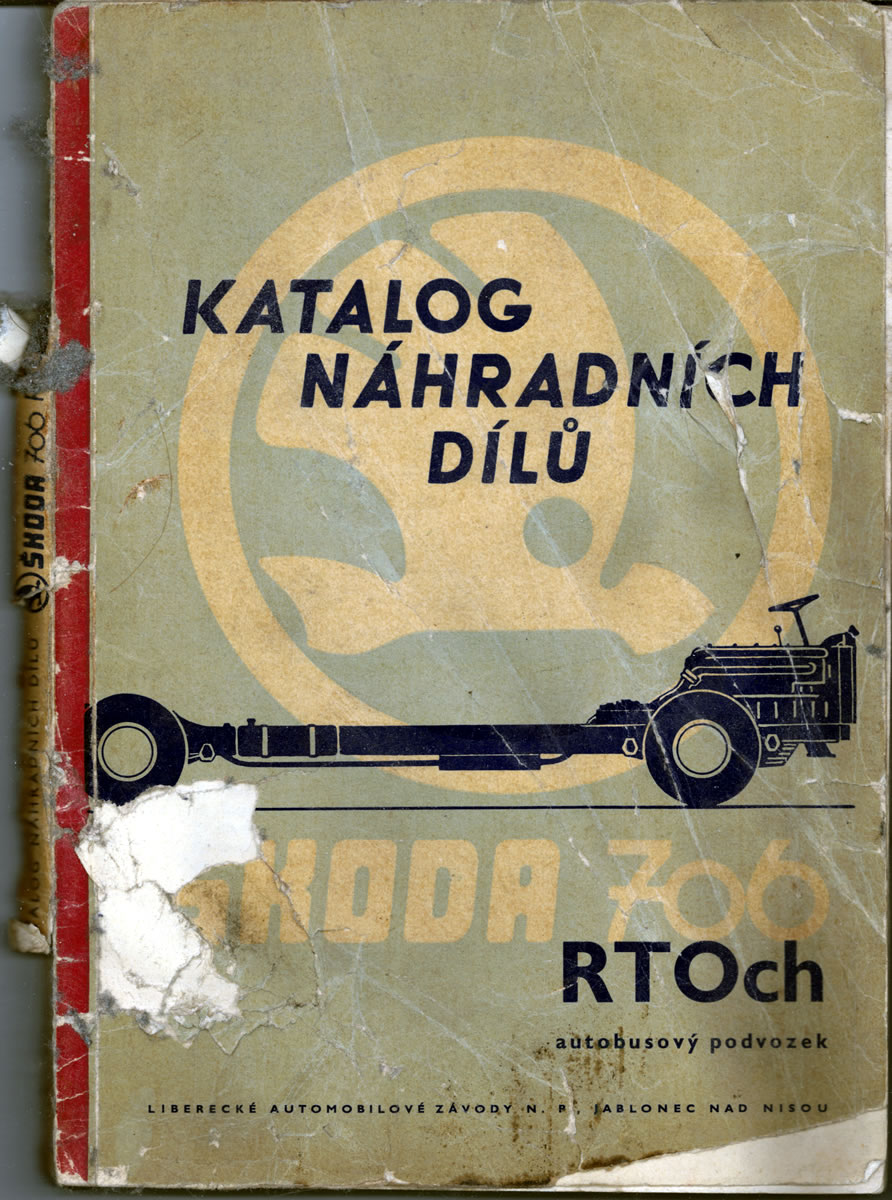 011 Katalog dílů Autobus 706 RTO